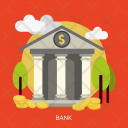 Bank Business Marketing Icon
