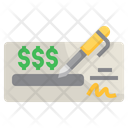 Bank Check Payment Icon