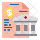 Bank Document  Icon