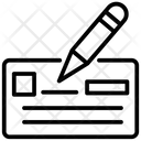 Cheque Banking Signature Icon