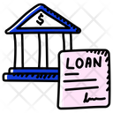 Bank Funds Bank Loan Bank Mortgage Icon