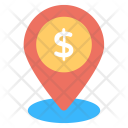 Bank Location Business Icon