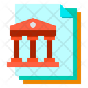 Bank Files Paper Icon