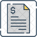 Bank Paper Icon