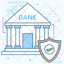 Bank Security Bank Protection Depository Security Icon