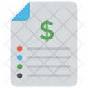 Bank Business Document Icon