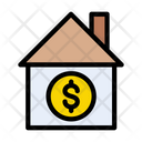 Banking Dollar House Icon