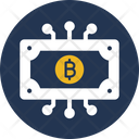 Banking on bitcoin, bitcoin investment, bitcoin exchange,  bitcoin piggy bank Icon