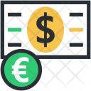 Banknote Dollar Euro Icon