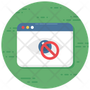 Banned Website Banned Account Eye Monitoring Icon