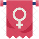 Banner Female Symbol Flag Icon