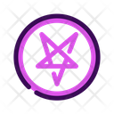 Baphomet Symbol Halloween Icon