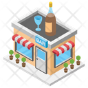 Bar Wine Shop Alcohol Shop Icon
