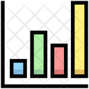Bar Chart Analytic Static Icon