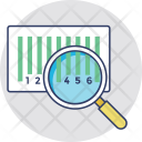 Barcode Scan Magnifying Icon