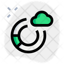 Bar Diagram Cloud Icon