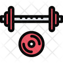 Barbell Athlete Fitness Icon