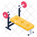 Barbell Bench Icon