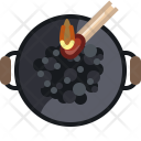 Barbeque Barbecue Briquettes Icon