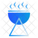 Barbeque Camp Cooking Icon