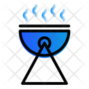 Barbeque Camp Cooking Icon