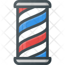 Barber Pole Shop Icon