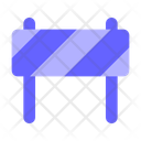 Barricade Barrier Work In Process Icon