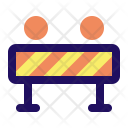 Barrier Road Construction Icon