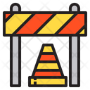 Barrier And Cone Icon