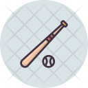 Baseball Bat Ball Icon
