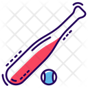 Baseball Game Baseball Baseball Bat Icon