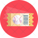 Baseball game ticket Icon