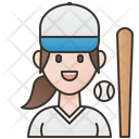 Baseball Player Baseball Softball Icon