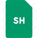 Bash Shell Script Icon - Download in Flat Style