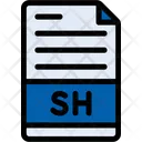 Bash Shell Script Icon - Download in Colored Outline Style