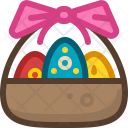 Basket Easter Eggs Icon