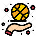 Basketball Spinning  Icon