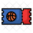 Basketball Ticket Ticket Match Ticket Icon