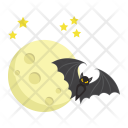 Bat Moon Night Icon