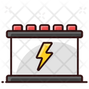 Battery Electric Battery Power Storage Icon