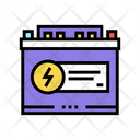 Electrical Battery Color Icon