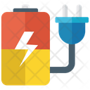 Battery Charger Battery Powered Plug Icon