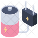 Battery Charging Power Battery Cell Icon