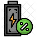 Battery Charging Percentage Icon