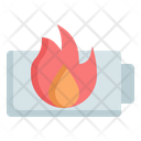 Battery Fire Icon