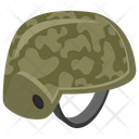 Battle Helmet Skullcap Army Hat Icon