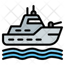 Battleship Boat Warship Icon