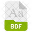 Bdf File Format Icon