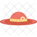 Beach Hat Headgear Icon