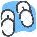 Beach Holidays Slippers Icon